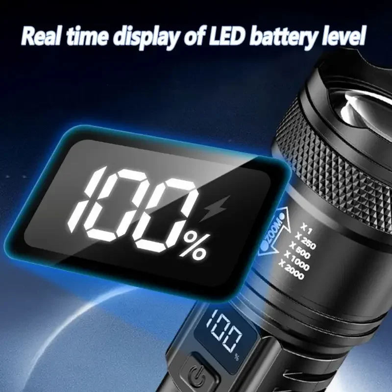 Rechargeable Zoom Utility Flashlight