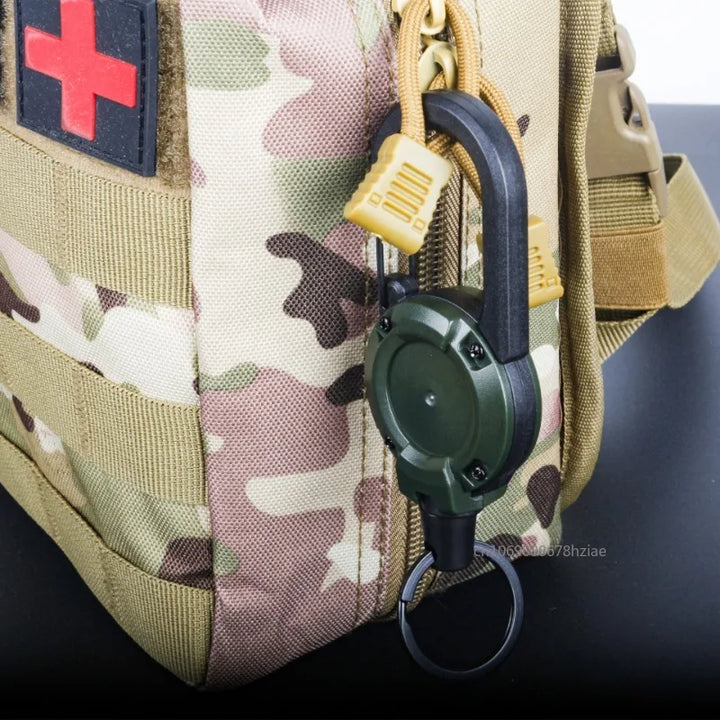 Retractable Carabiner Key Chain Tool