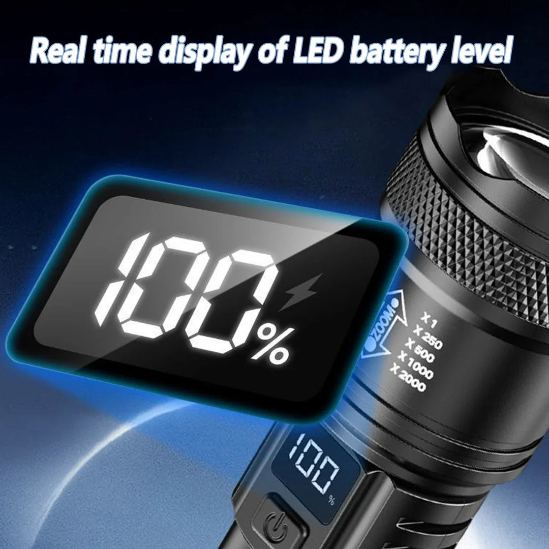 Rechargeable Zoom Utility Flashlight