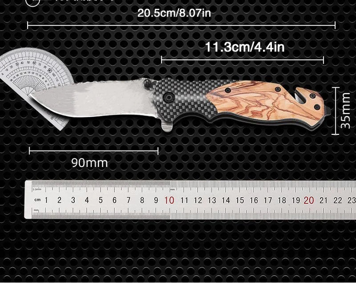 All-Steel Tactical Folding Knife