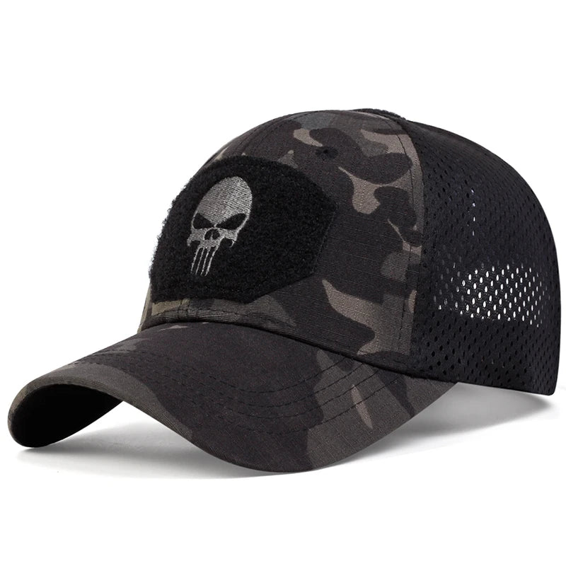 Liberty Skull Mesh Cap