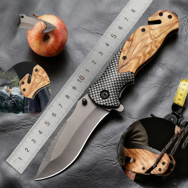 All-Steel Tactical Folding Knife