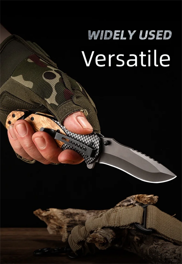 All-Steel Tactical Folding Knife