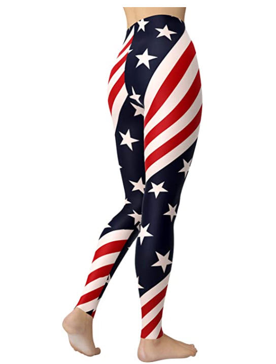 High Waist American Flag Print Legging – ARCS