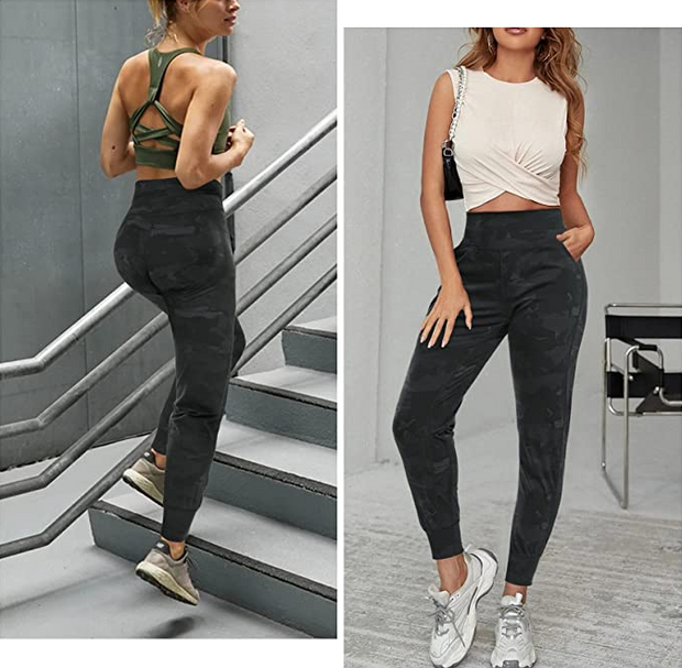 Women's Grey Camo Joggers