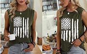 Distressed Flag Tank