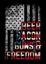 Beer, Bacon, Guns & Freedom Decal