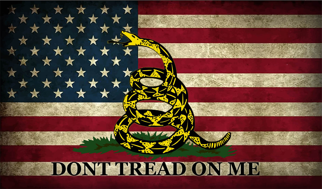 Don't Tread on Me Flag Decal