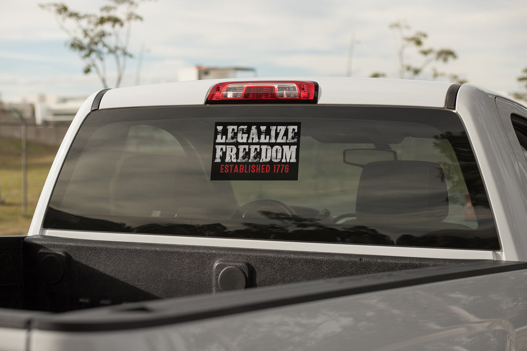 LEGALIZE FREEDOM 12/24 Inches DECALS