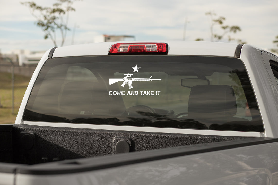 COME AND TAKE IT DECAL 12/24 Inches
