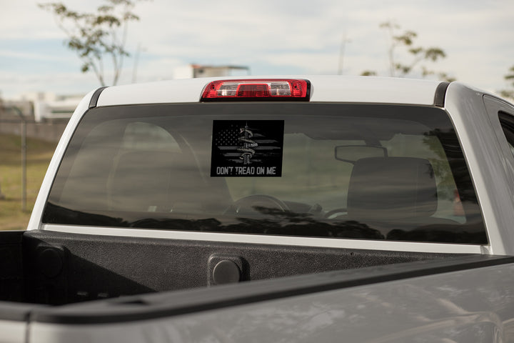 DONT TREAD ON ME #4 12/24 Inches DECALS