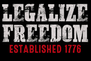 Legalize Freedom Decal