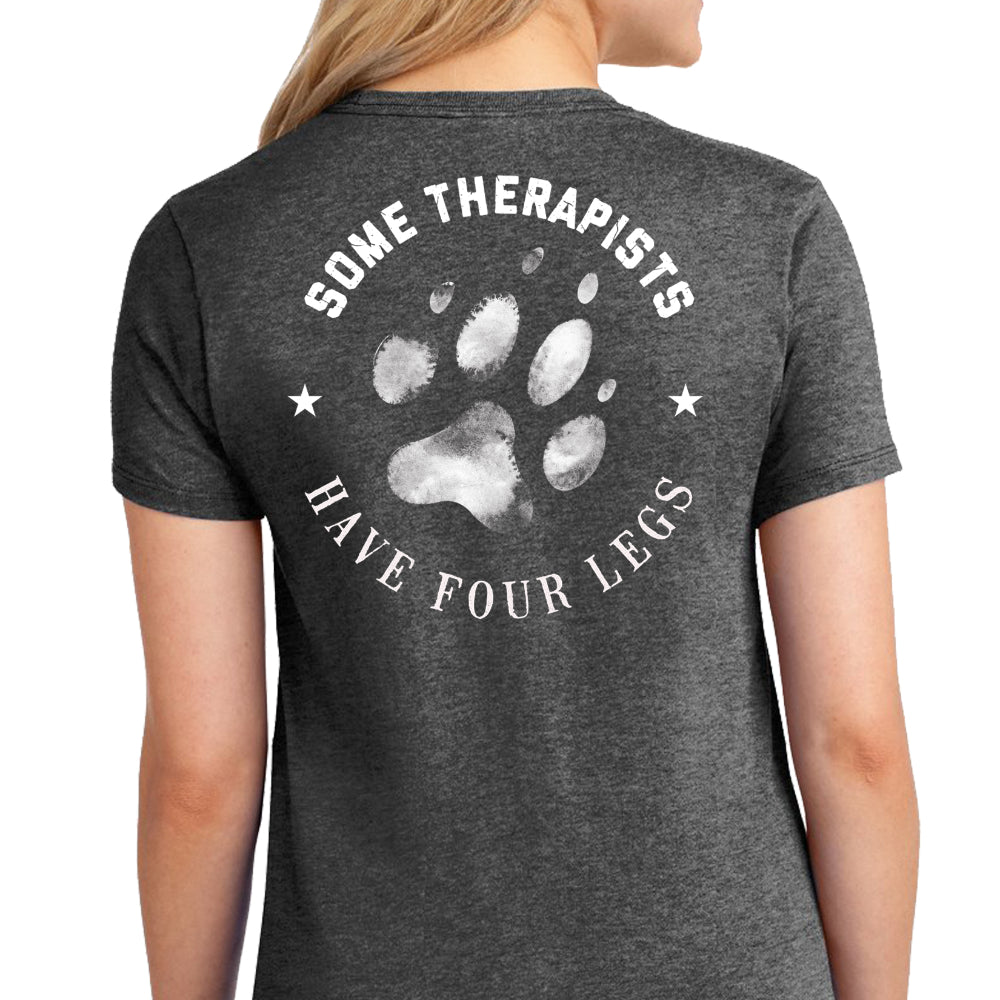 Dog Therapy Women's V-neck