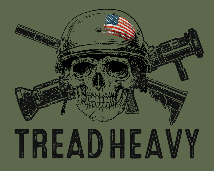 TREAD HEAVY DECAL 12/24 Inches