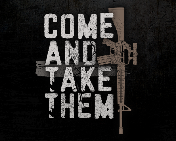 COME AND TAKE THEM – MOLON LABE #1 12/24 Inches
