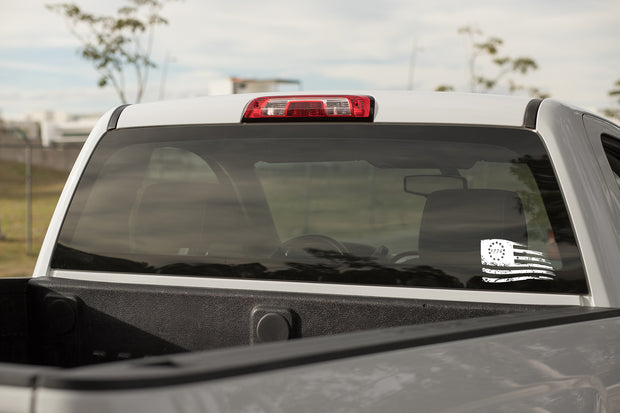 1776 Distressed Flag Decal