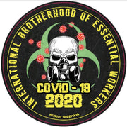 CORONAVIRUS ESSENTIAL WORKER DECAL 12/24 Inches