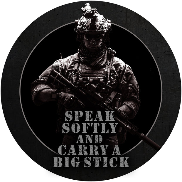 Speak Softly and Carry a Big Stick Decal