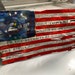 Amazing Metal American Flag Featuring the Second Amendment!!